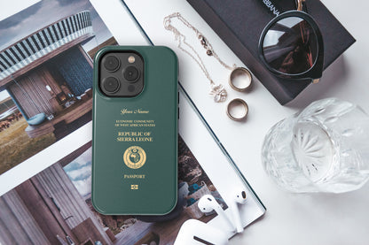 Sierra Leone Passport Phone Case