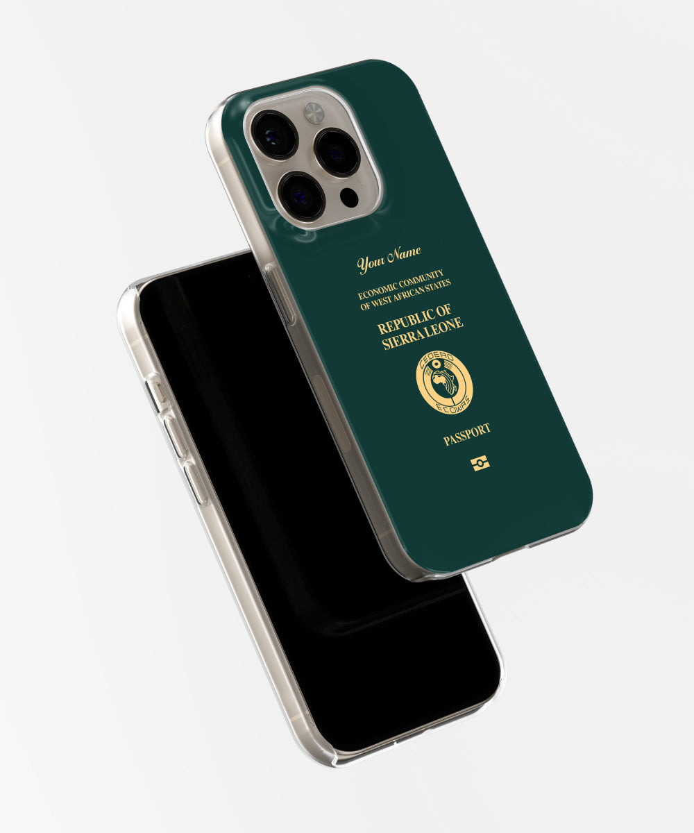 Sierra Leone Passport Phone Case