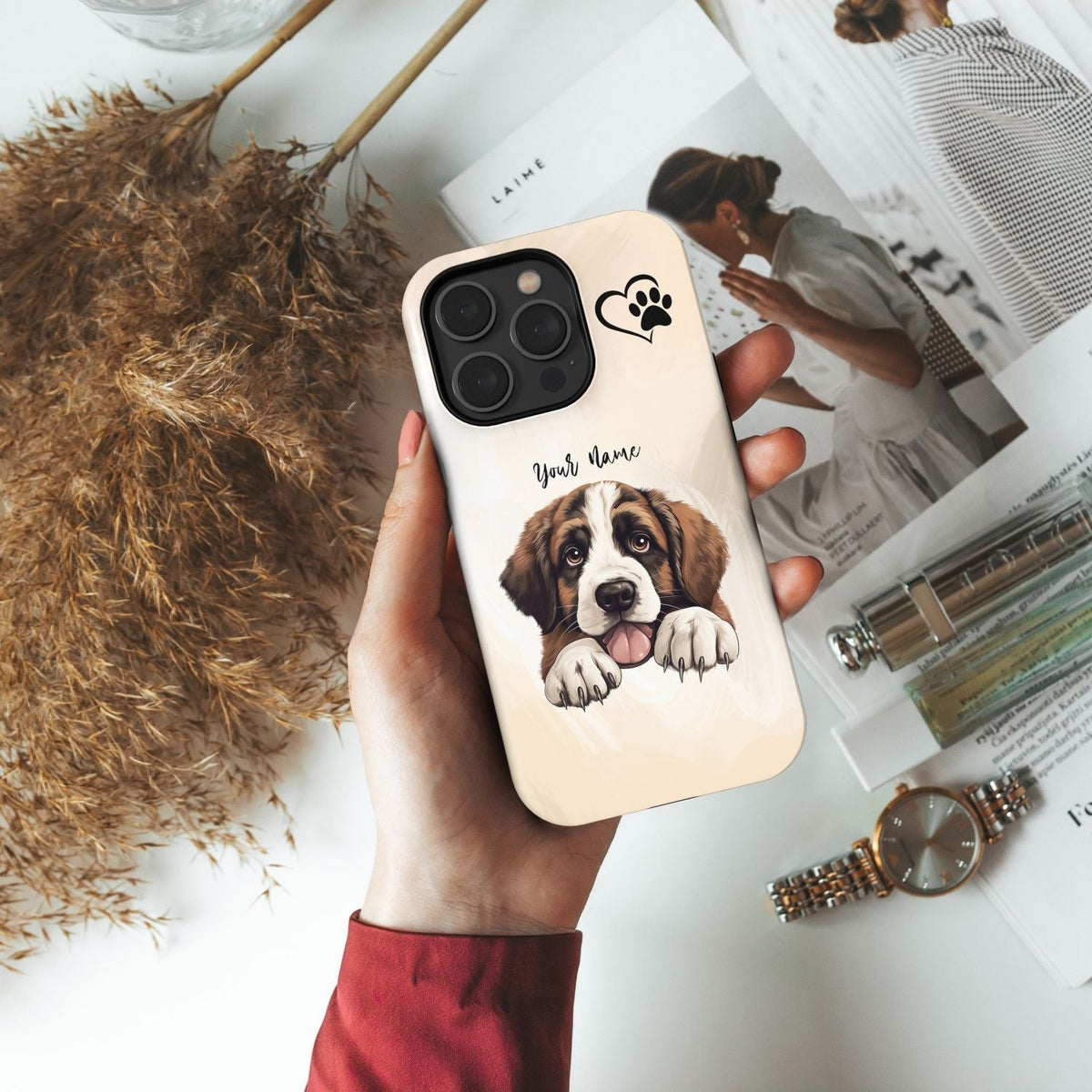 St. Bernard Dog Phone Case