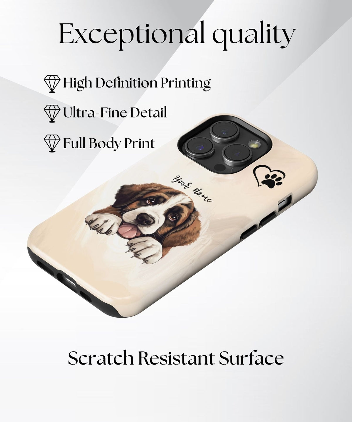 St. Bernard Dog Phone Case