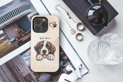 St. Bernard Dog Phone Case