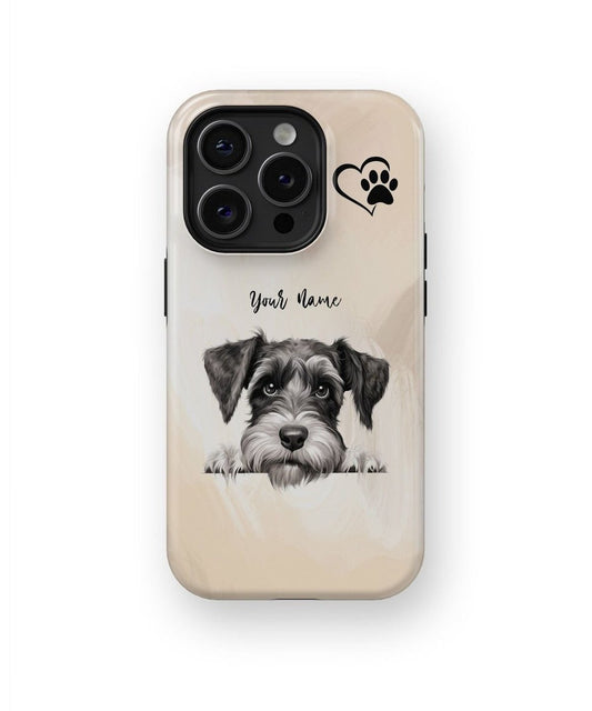 Teléfono estándar para perros Schnauzer - iPhone