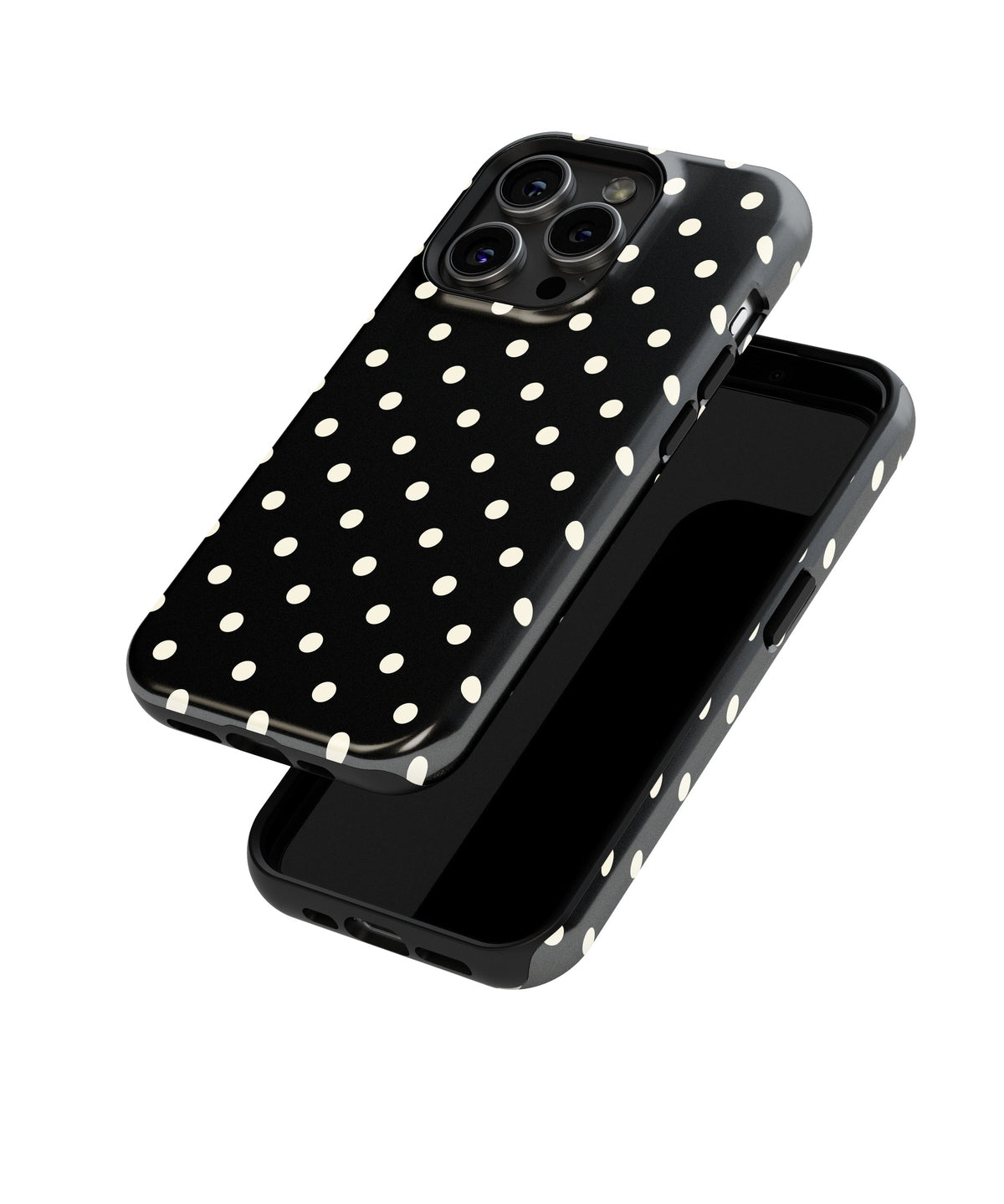 Sultry Noir Nights: Sensual Black Lace - iPhone Case-Monochrome Seduction Case-Tousphone-Tough Case-iPhone 15 Pro Max-Tousphone