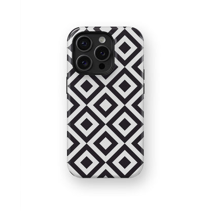 Sultry Shadows: Lace Patterned Black - iPhone Case-Monochrome Seduction Case-Tousphone-Tough Case-iPhone 15 Pro Max-Tousphone