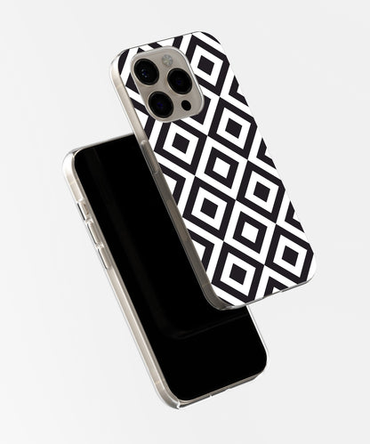 Sultry Shadows: Lace Patterned Black - iPhone Case-Monochrome Seduction Case-Tousphone-Tough Case-iPhone 15 Pro Max-Tousphone