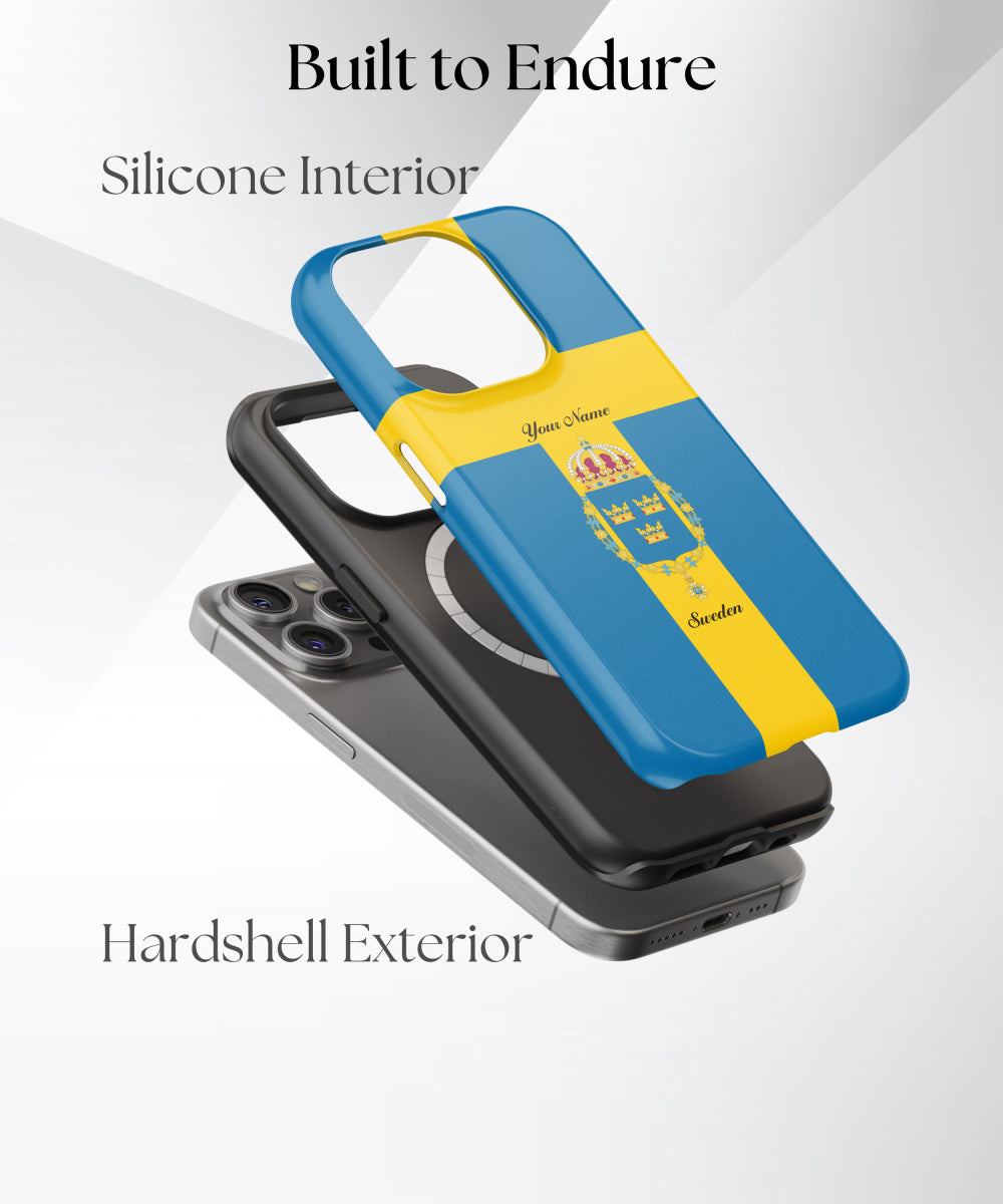 Sweden National Emblem Phone Case