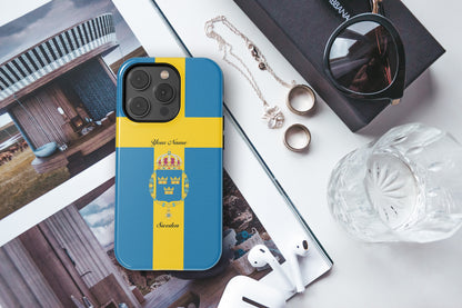 Sweden National Emblem Phone Case