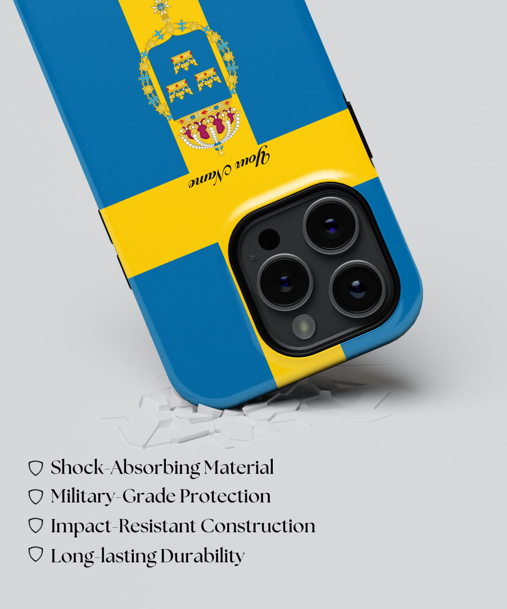 Sweden National Emblem Phone Case