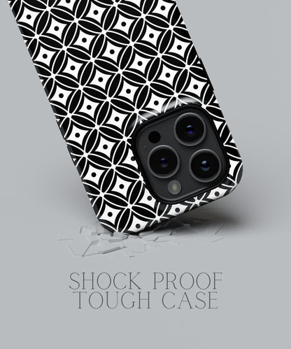 Tempting Shadows: Intriguing Black Lace - iPhone Case-Monochrome Seduction Case-Tousphone-Tough Case-iPhone 15 Pro Max-Tousphone