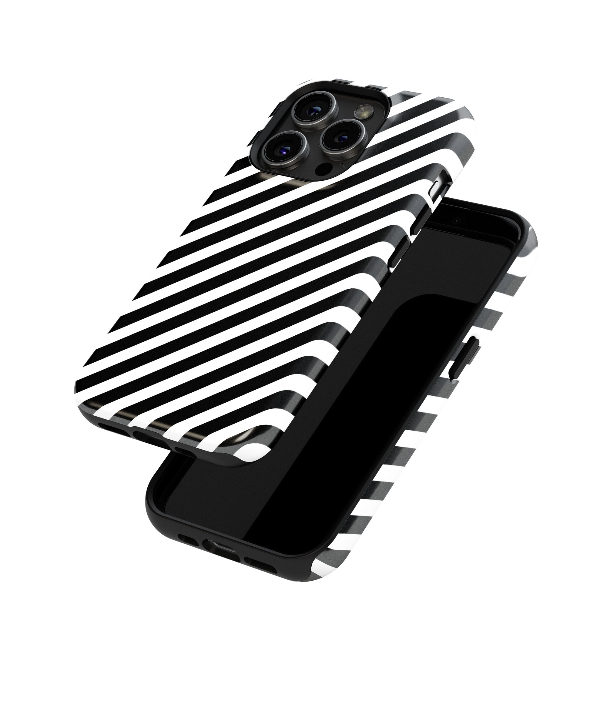 Tempting Shadows: Noir's Seductive Palette - iPhone Case-Monochrome Seduction Case-Tousphone-Tough Case-iPhone 15 Pro Max-Tousphone