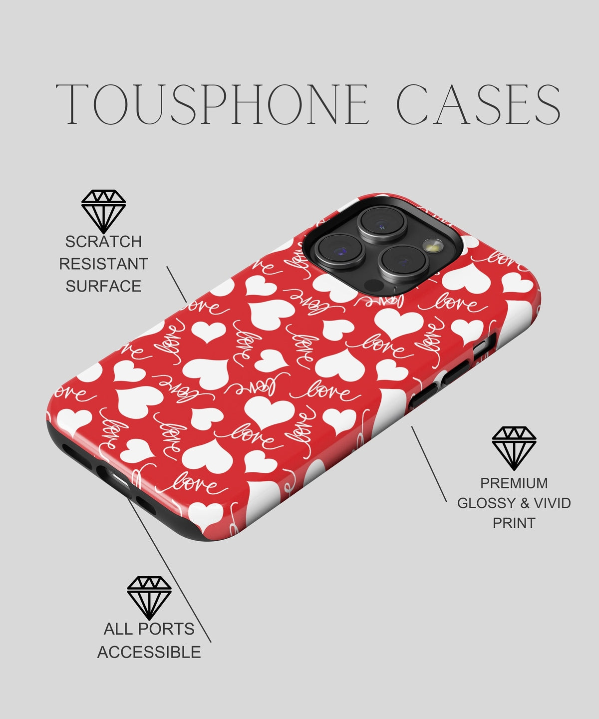 Tempting Twilight - iPhone Case-Red Tempation Case-Tousphone-iPhone 15 Pro Max-Tousphone