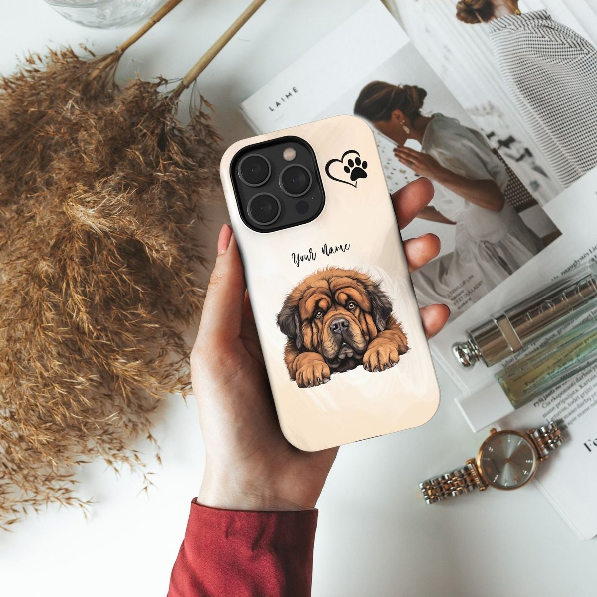 Tibetan Mastiff Dog Phone Case