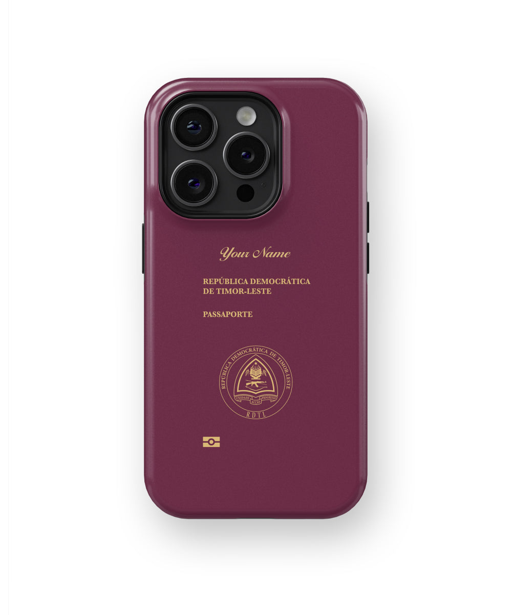 East Timor (Timor-Leste) Passport Phone Case