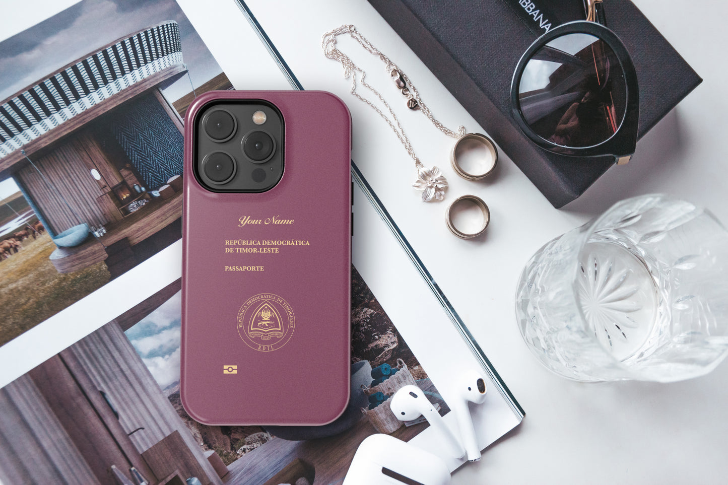 East Timor (Timor-Leste) Passport Phone Case