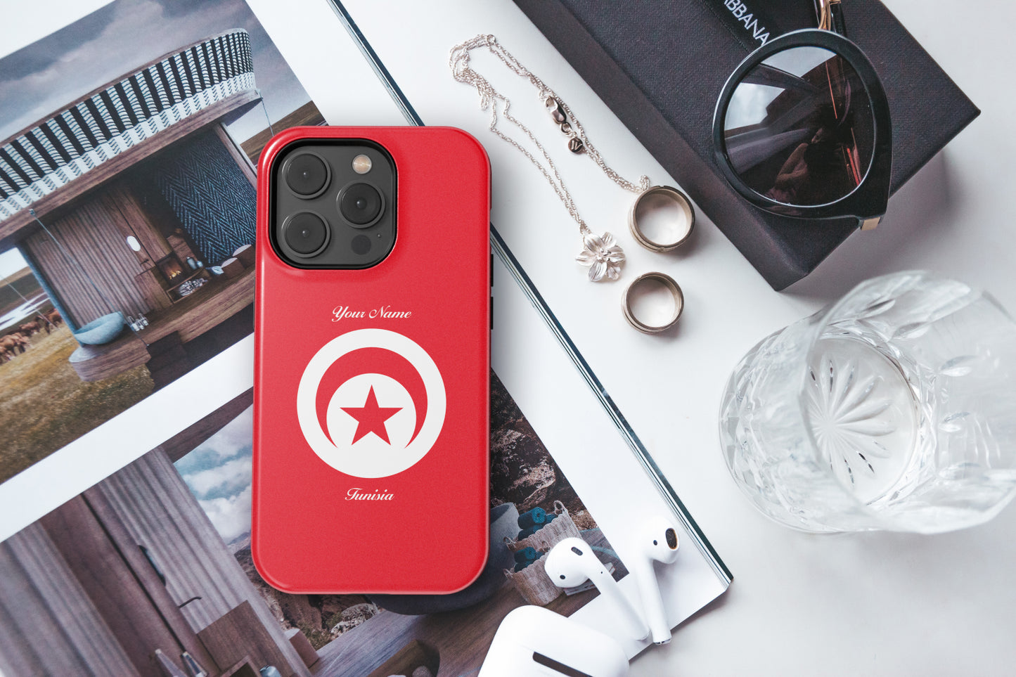 Tunisia National Emblem Phone Case