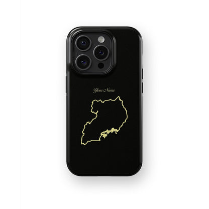 Uganda Country Map - iPhone Case-Country Map Case-Tousphone-Tough Case-iPhone 15 Pro Max-Tousphone