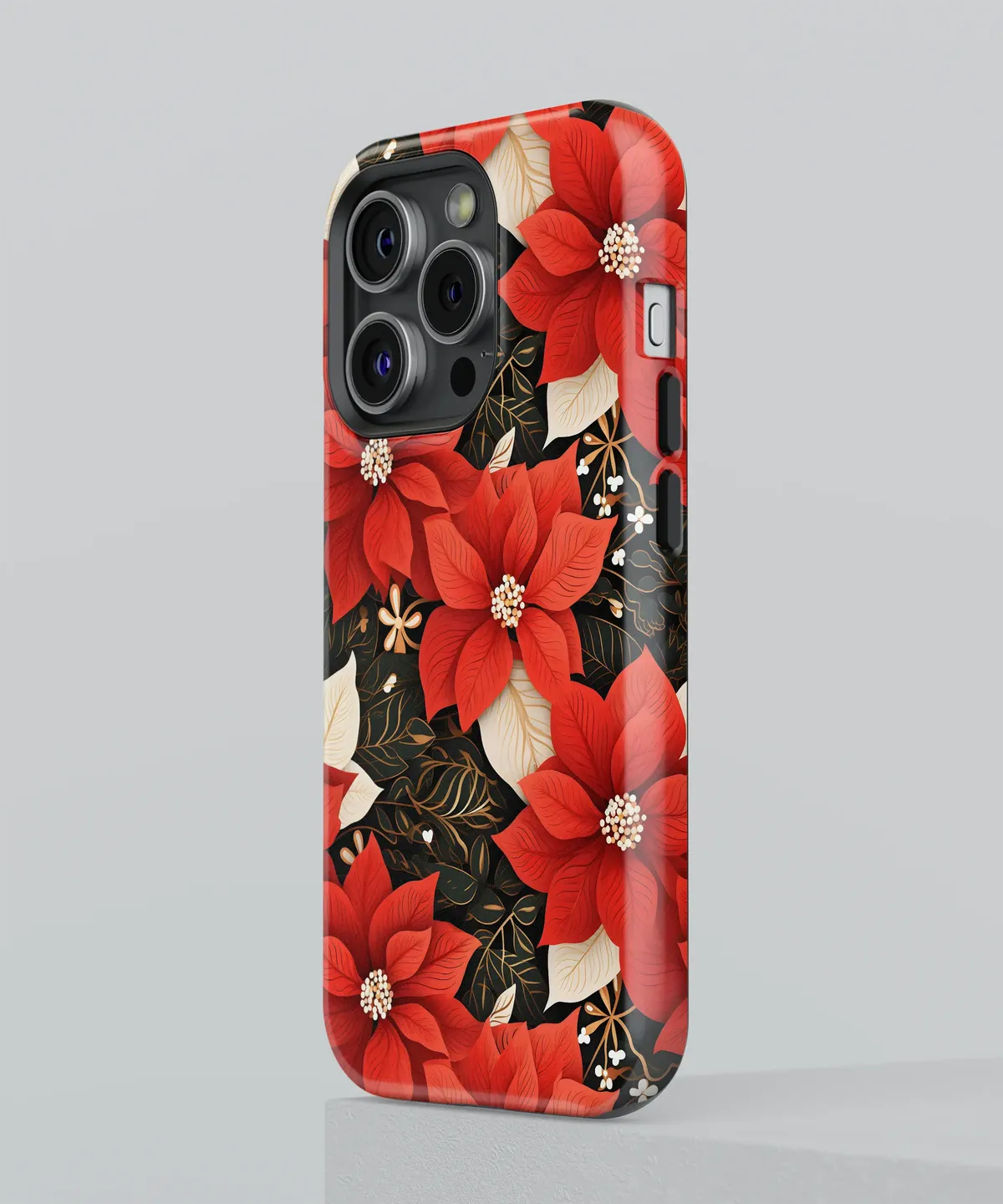 Vermilion Vibrance Celebrating Red Blossoms - iPhone Case-Tousphone