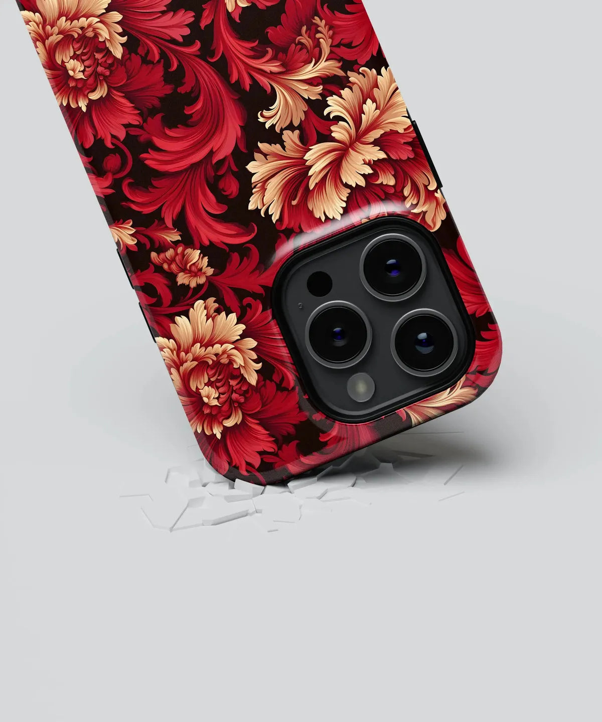 Vivid Vermilion Embracing Nature's Scarlet Hues - iPhone Case-Tousphone