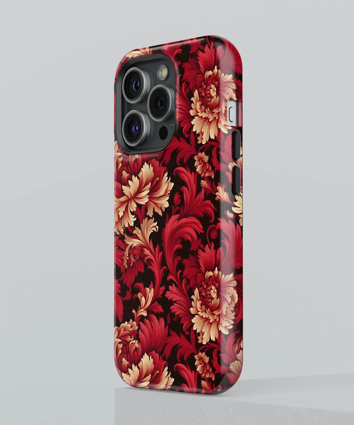 Vivid Vermilion Embracing Nature's Scarlet Hues - iPhone Case-Tousphone