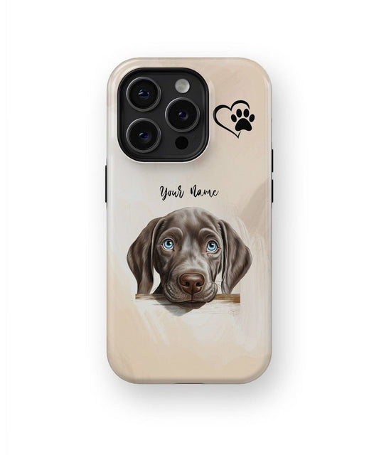 Weimaraner Hund Handytasche