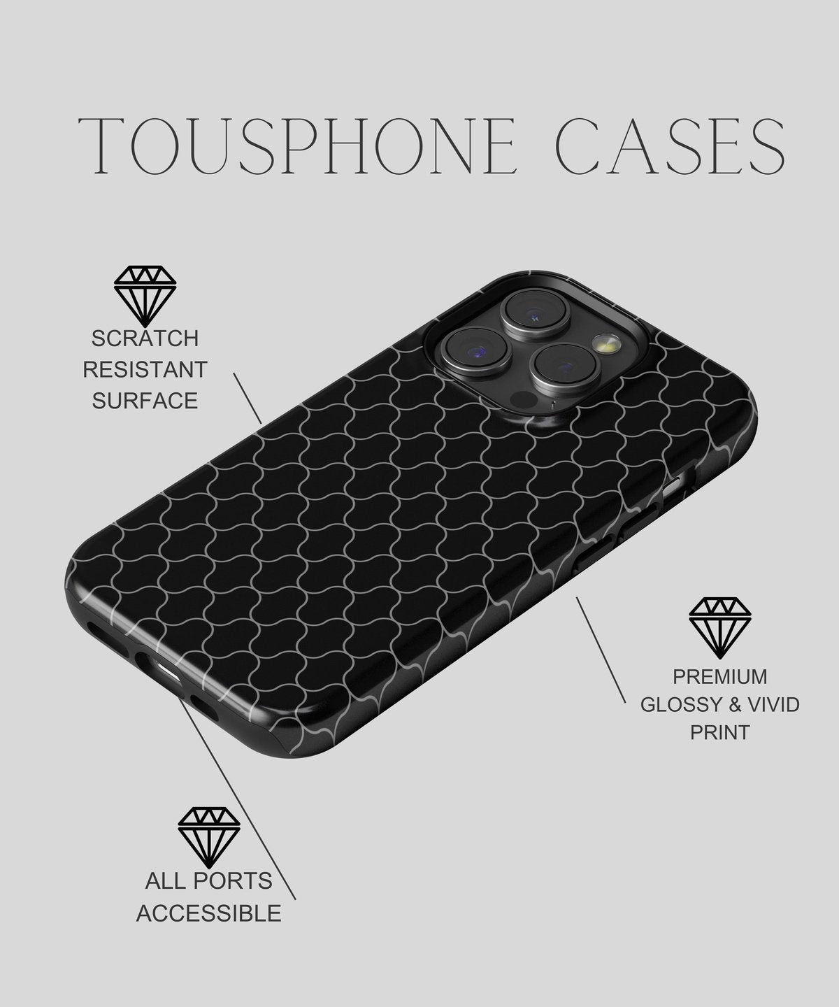 Whispered Rhapsodies - iPhone Case-Red Tempation Case-Tousphone-iPhone 15 Pro Max-Tousphone