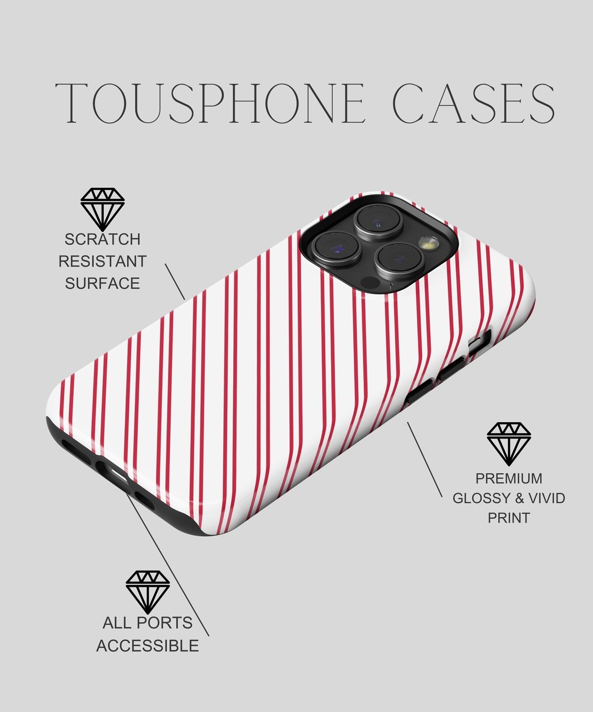 Whispered Secrets - iPhone Case-Red Tempation Case-Tousphone-iPhone 15 Pro Max-Tousphone