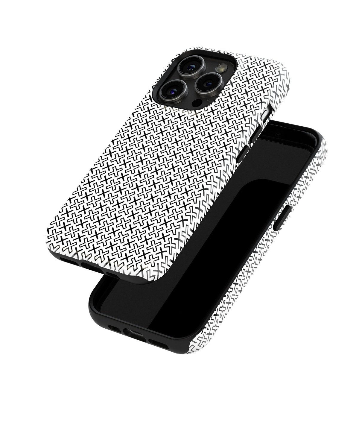 Whispering Delights: Exploring Monochrome Intricacies - iPhone Case-Monochrome Seduction Case-Tousphone-Tough Case-iPhone 15 Pro Max-Tousphone