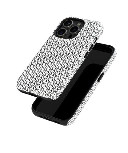 Whispering Delights: Exploring Monochrome Intricacies - iPhone Case-Monochrome Seduction Case-Tousphone-Tough Case-iPhone 15 Pro Max-Tousphone