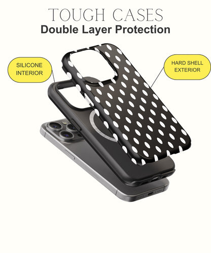 Whispering Elegance: Embracing Monochrome Sophistication - iPhone Case-Monochrome Seduction Case-Tousphone-Tough Case-iPhone 15 Pro Max-Tousphone