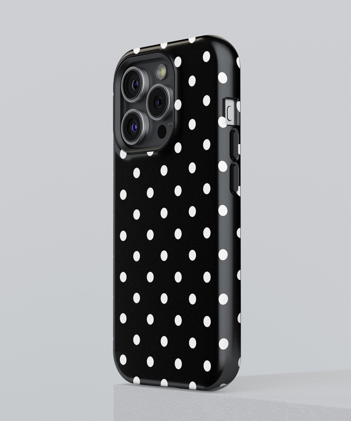 Whispering Euphoria: Soft White Glitter - iPhone Case-Monochrome Seduction Case-Tousphone-Tough Case-iPhone 15 Pro Max-Tousphone