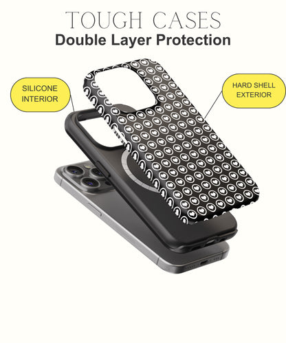 Whispering Grace: Graceful Monochrome Whispers - iPhone Case-Monochrome Seduction Case-Tousphone-Tough Case-iPhone 15 Pro Max-Tousphone