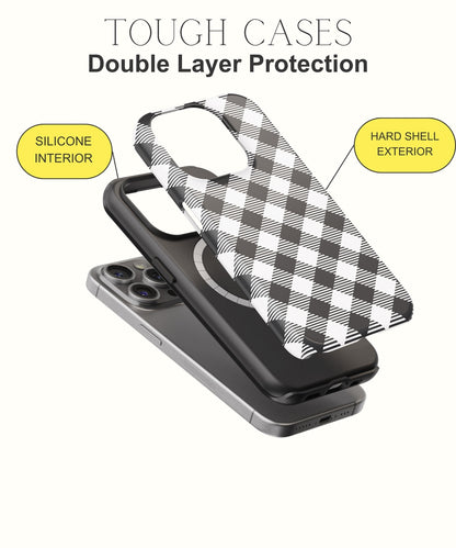 Whispering Radiance: Monochrome Brilliance Unveiled - iPhone Case-Monochrome Seduction Case-Tousphone-Tough Case-iPhone 15 Pro Max-Tousphone