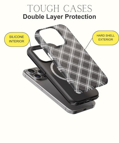 Whispering Shadows: Monochrome Intrigue Unveiled - iPhone Case-Monochrome Seduction Case-Tousphone-Tough Case-iPhone 15 Pro Max-Tousphone