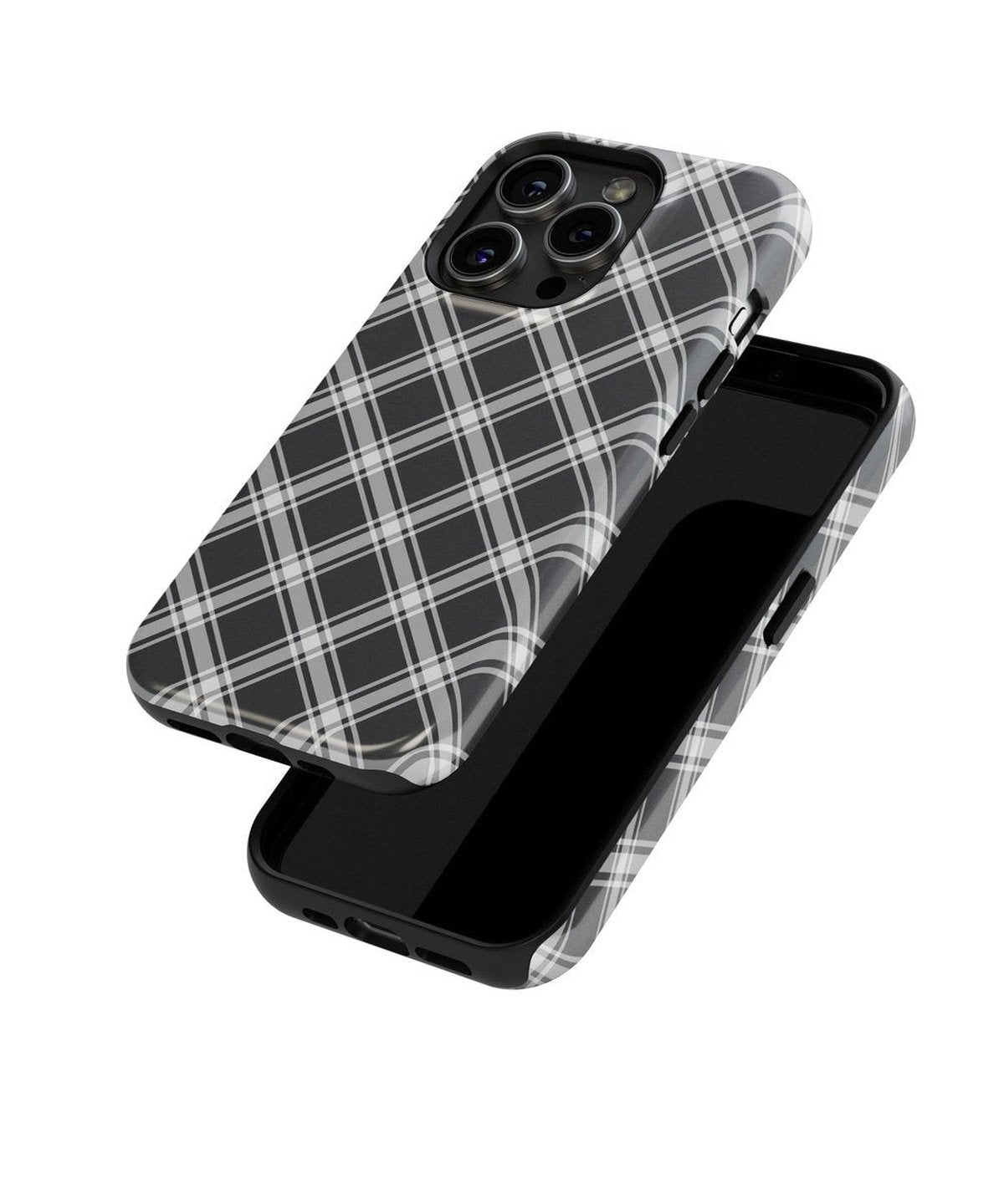 Whispering Shadows: Monochrome Intrigue Unveiled - iPhone Case-Monochrome Seduction Case-Tousphone-Tough Case-iPhone 15 Pro Max-Tousphone