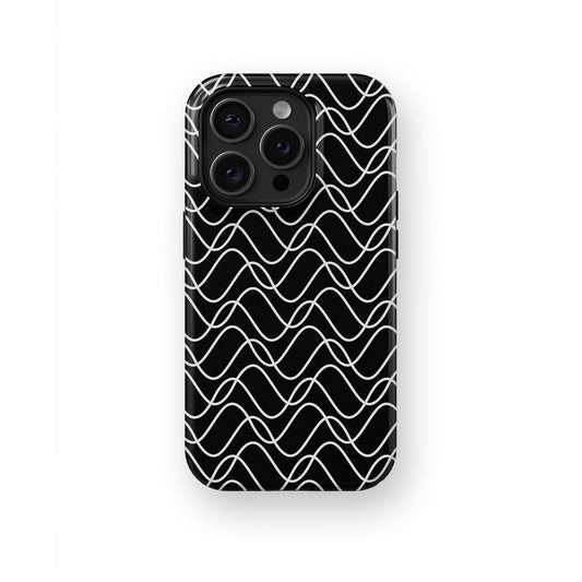 Whispering Snowfall: Soft White Glitter - iPhone Case-Monochrome Seduction Case-Tousphone-Tough Case-iPhone 15 Pro Max-Tousphone