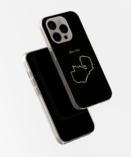 Zambia Country Map - iPhone Case-Country Map Case-Tousphone-Soft Case-iPhone 15 Pro Max-Tousphone