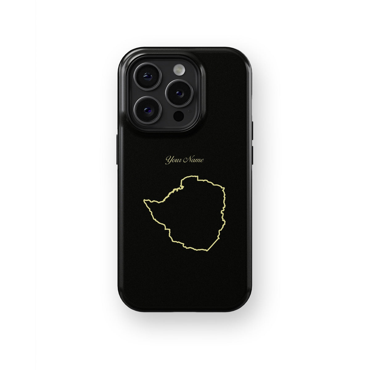 Zimbabwe Country Map - iPhone Case-Country Map Case-Tousphone-Tough Case-iPhone 15 Pro Max-Tousphone