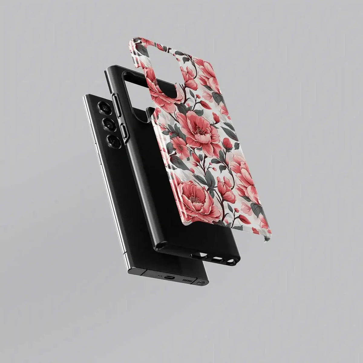 Aflame in Red Beauty of Scarlet Florals - Samsung Case-Tousphone