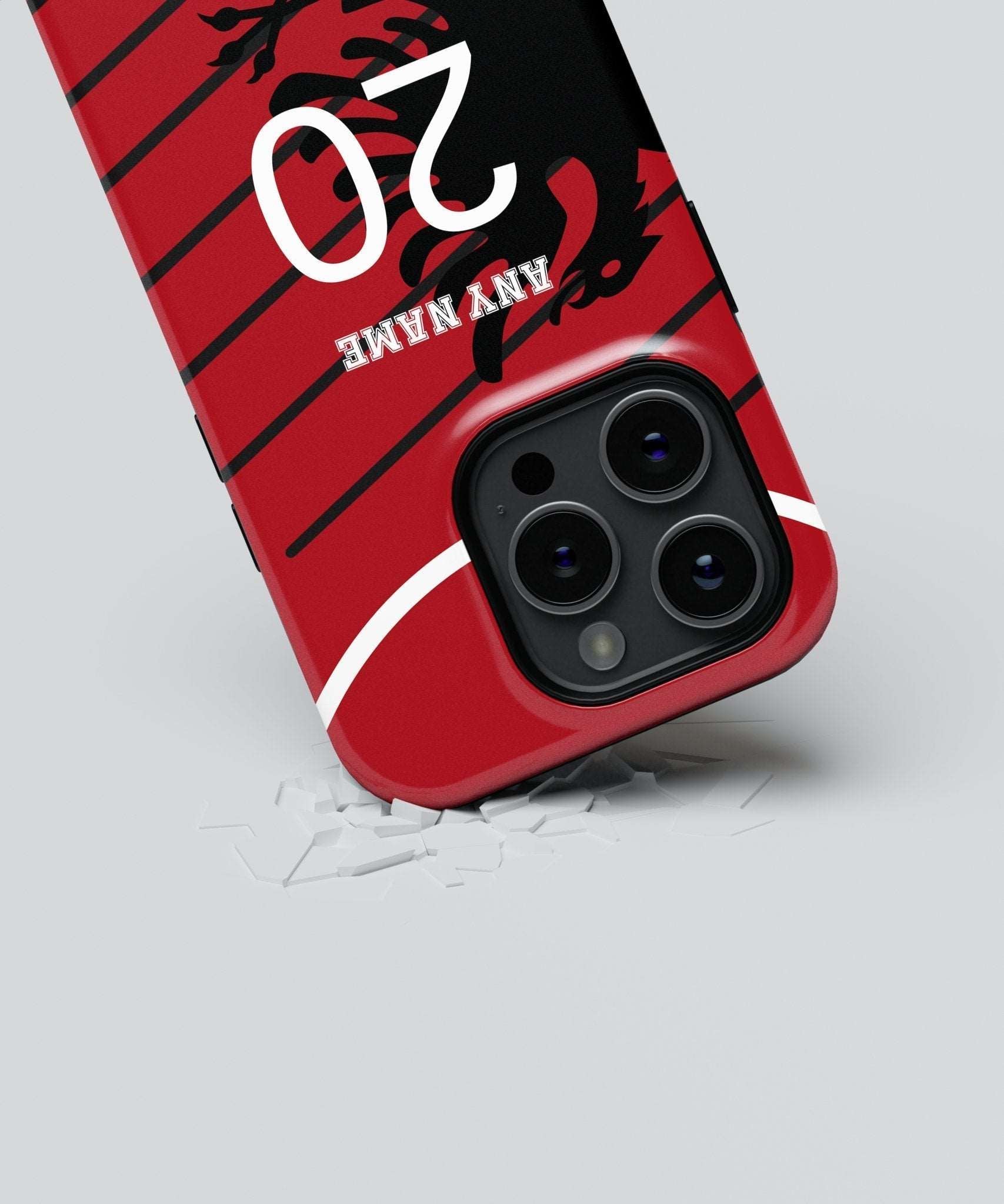 Albania Color Football Fan - iPhone Case