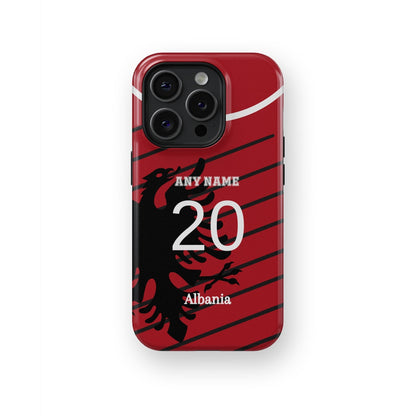 Albania Color Football Fan - iPhone Case Tough Case