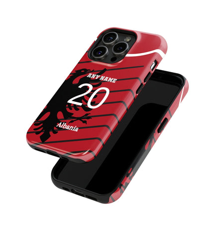 Albania Color Football Fan - iPhone Case