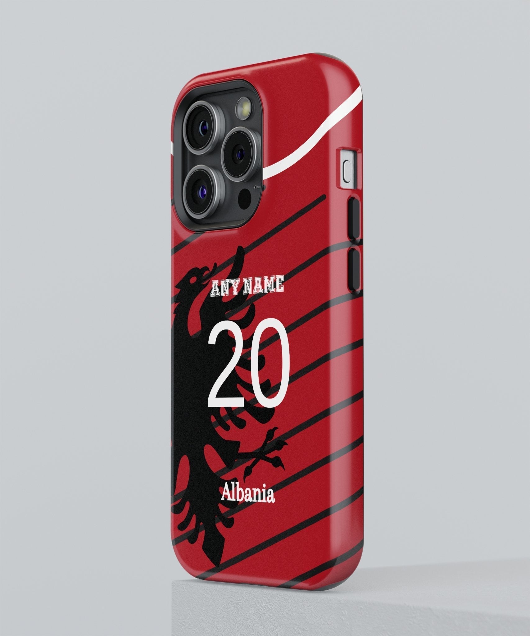 Albania Color Football Fan - iPhone Case