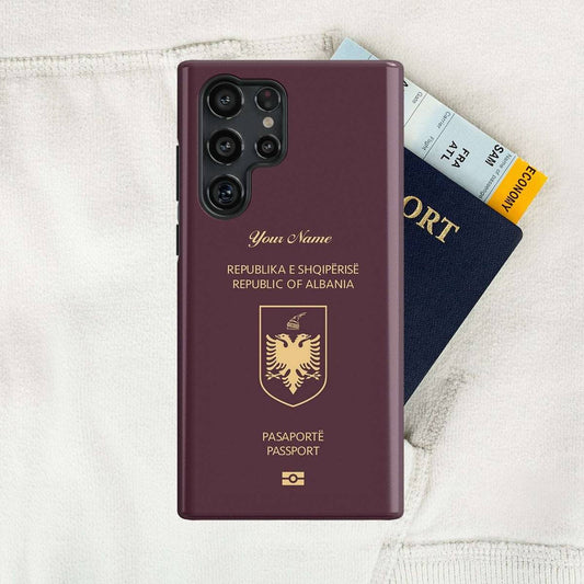 Albania Passport - Samsung Galaxy S Phone Case