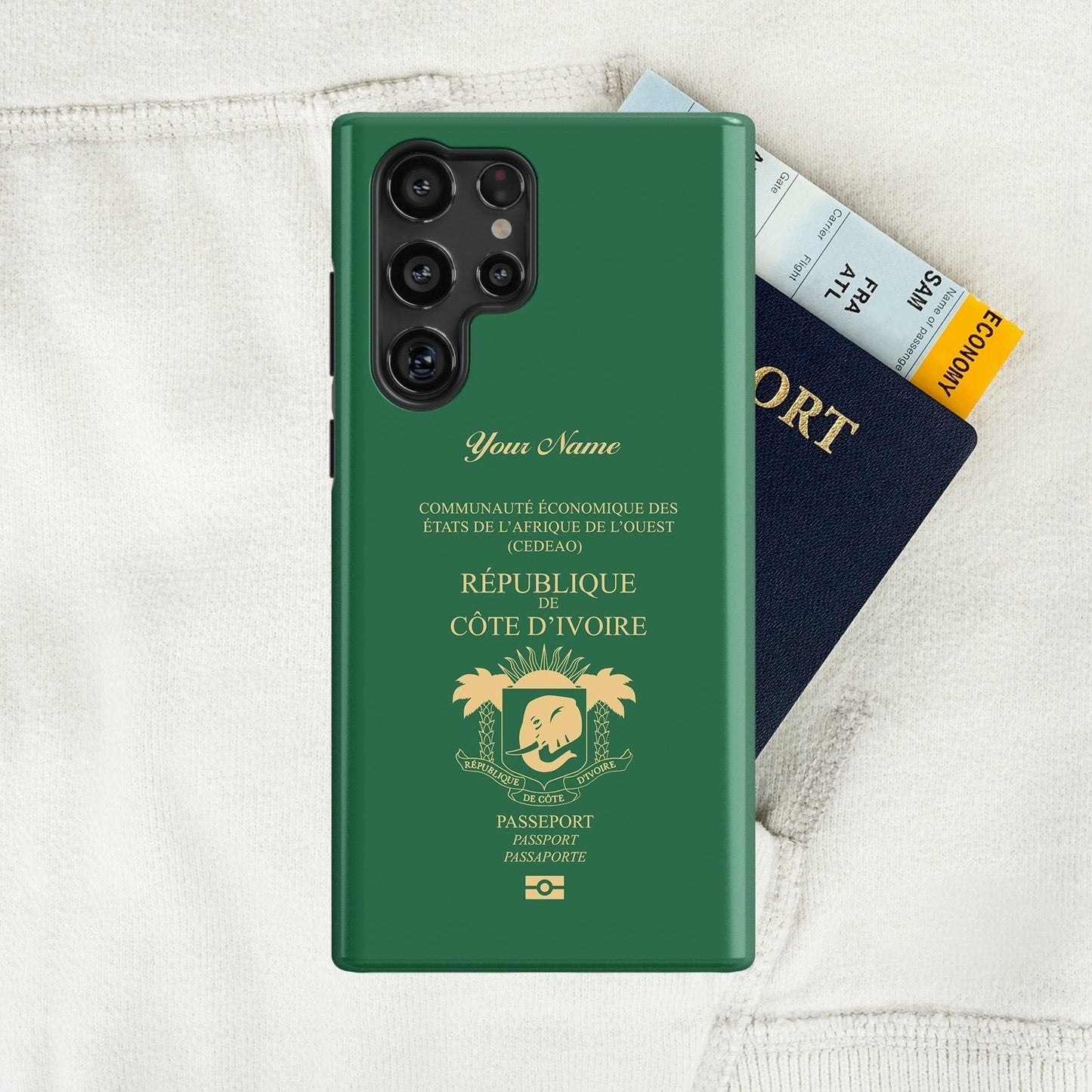 Cote D Ivoire Passport - Samsung Phone Case