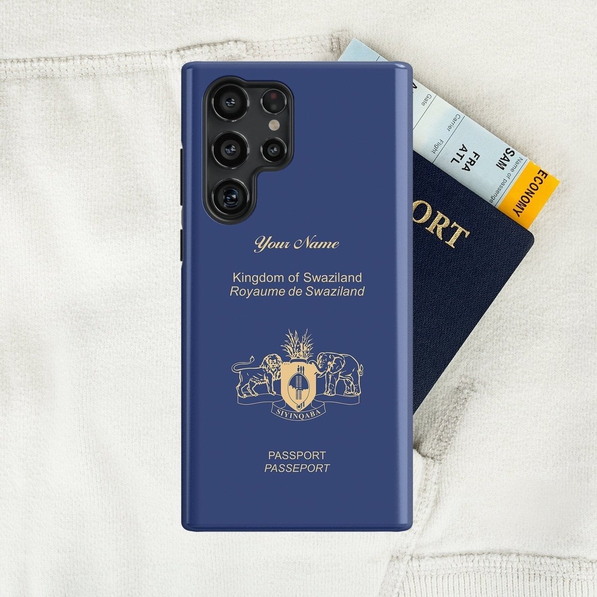 Eswatini Passport - Samsung Phone Case