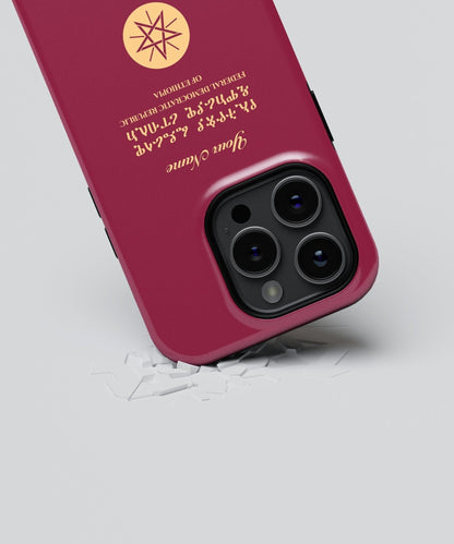 Ethiopia Passport - iPhone 15/14/13/12/X/Pro/Max/Plus, Tough Case, Travel Phone Cover, Personalized Phone Case, Designer Phone Case - tousphone