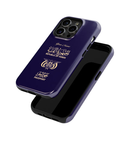 Yemen Passport - iPhone Tough Phone Case - tousphone