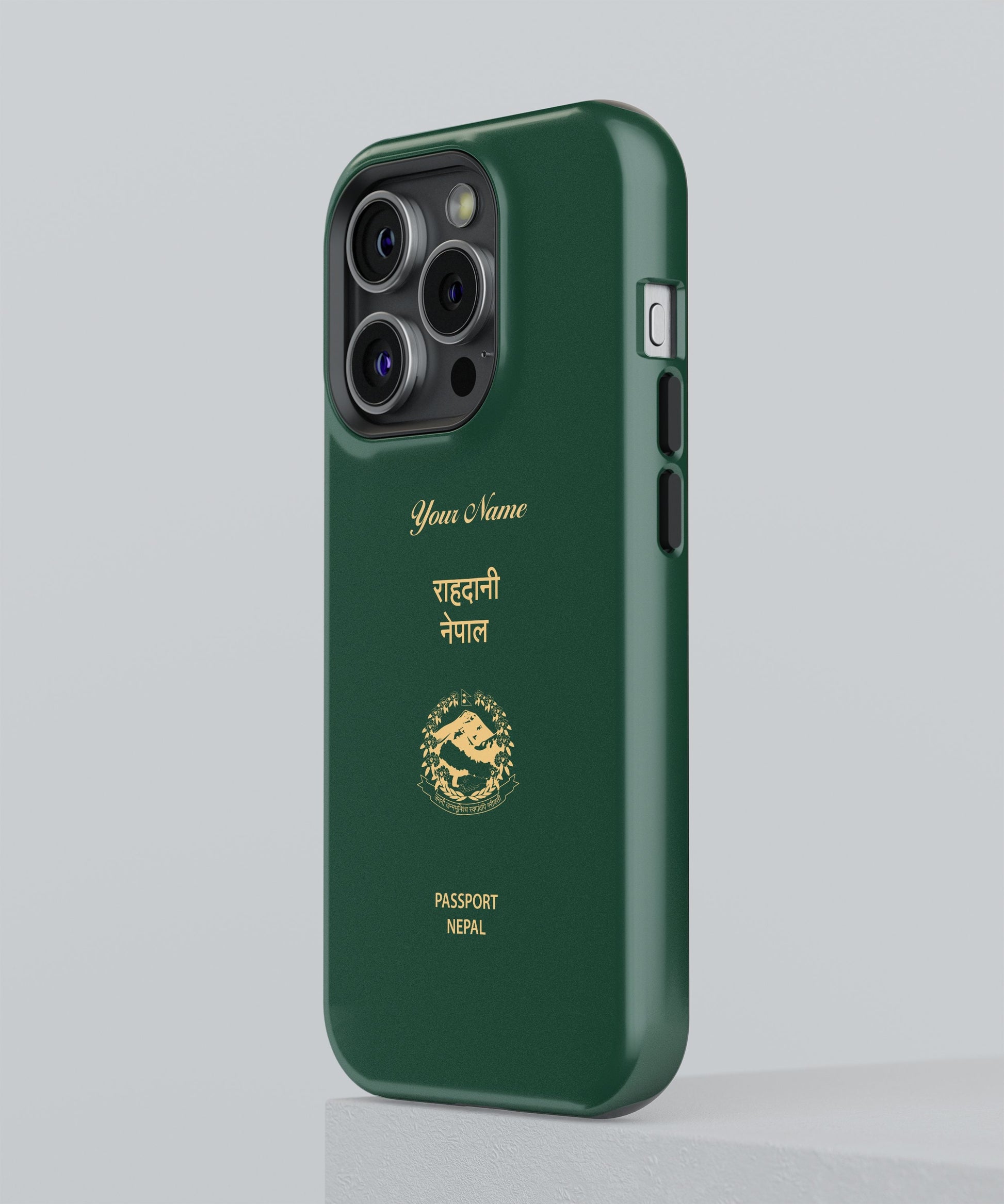 Nepal Passport - iPhone 15/14/13/12/X/Pro/Max/Plus, Tough Case, Travel Phone Cover, Personalized Phone Case, Designer Phone Case - tousphone