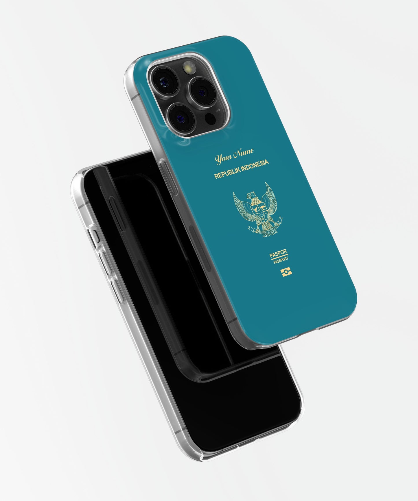 Indonesia Passport - iPhone 15/14/13/12/X/Pro/Max/Plus, Tough Case, Travel Phone Cover, Personalized Phone Case , Designer Phone Case - tousphone