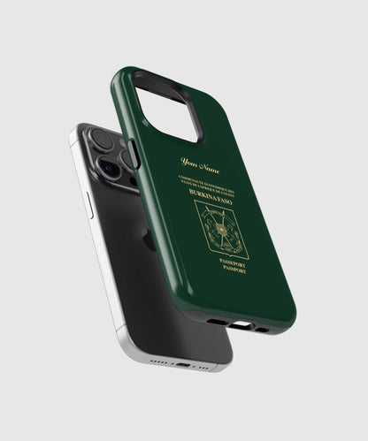 Burkina Faso Passport - iPhone Tough Phone Case - tousphone